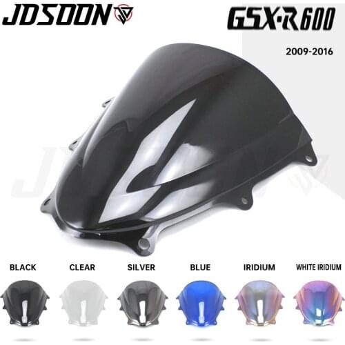 K6 GSXR 600 750 Motorcycle Windshield Windscreen Windproof Double Bubble ABS Wind Shield For Suzuki GSXR600 GSXR750 2006 2007
