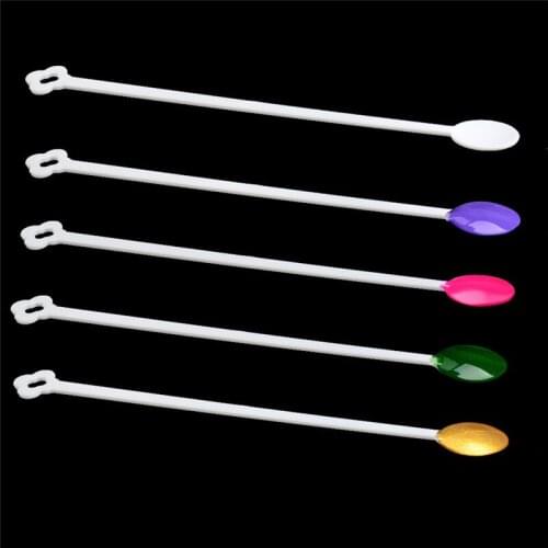 100PCS High Quality 13cm False Nail Art Tips Nail Polish Display Nails Art Palette Color Chart With Ring Nail Art Display New
