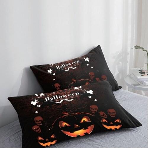3D Cartoon Pillow Case Pillowcase Custom/50x70/50x75/50x80 Decorative Pillow Cover for Kids/baby/children/boys,Halloween pumpkin