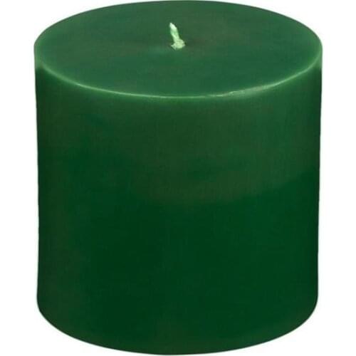Invitation Candle Cylindrical Candle Green 7x7 candles and scents свечи и ароматы velas y aromas