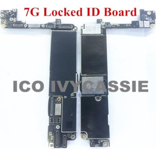 For iPhone 7 7G ID Board 32GB 128GB Motherboard Mainboard No Touch Logic Board Good Working After Change CPU Baseband