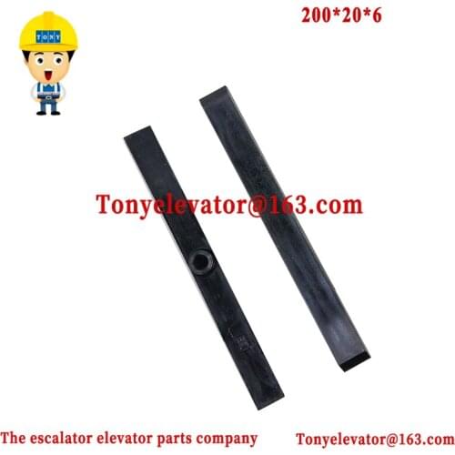 FAA380F4 Elevator 3 IN 1 Guide Shoe Insert L200mm W20mm Black