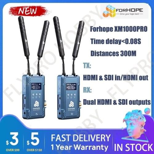 Forhope XM1000PRO HDMI wireless transmission 300 meters monitoring low-latency live streaming wireless image transmission