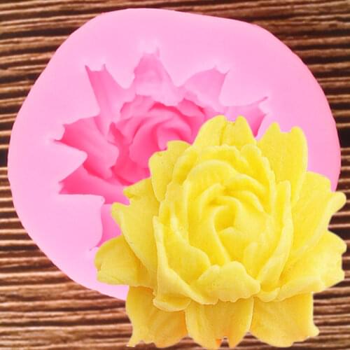 Chrysanthemum Silicone Mold Flower Soap Resin Mould Fondant Cake Decorating Tools Chocolate Gumpaste Candy Polymer Clay Moulds