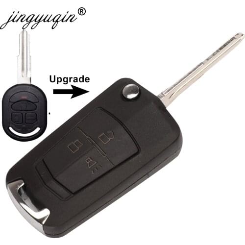 Jingyuqin Modified Folding Remote Key Shell for Chevrolet Lacetti Optra Nubira Vehicle Pocket Buick Alarm 2005 - 2009 Fob Case