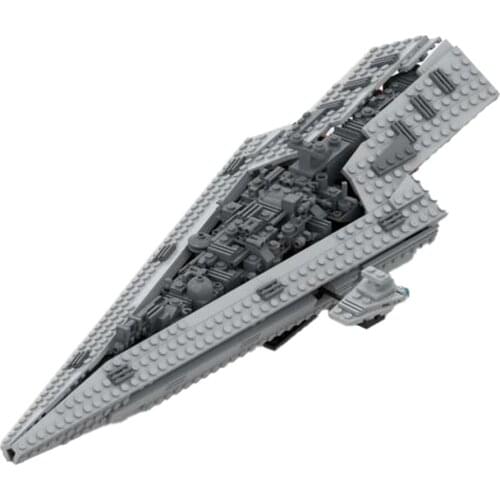 MOC ISSD Destroyer Spaceship Building Blocks Set Space Wars Republic Assault Fighter Ship Model Bricks Toy For Children Birthday