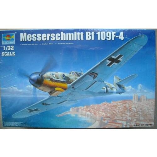 Trumpeter 02292 1/32 German BF109F-4 Warplane Airplane Aircraft Jet Kit Model TH06908-SMT2