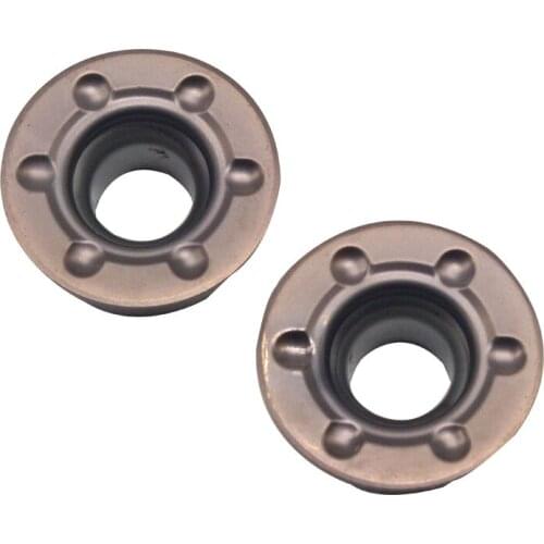 20PCS RPMT1204MO Bronze carbide insert for stainless steel cutting and milling
