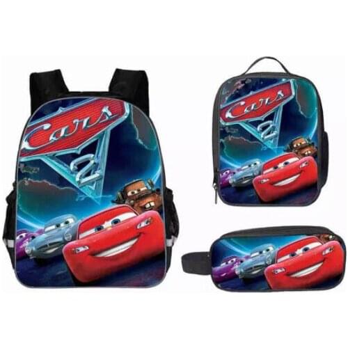 Disney 3D Print Schoolbag Sets For Boys Kids Backpack Multi Function Kids Satchel Children Book Bag Back To School Bags