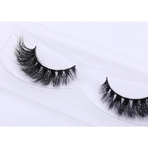 100% handmade real 3D eyelashes Mink makeup thick false false eyelashes with glitter packaging