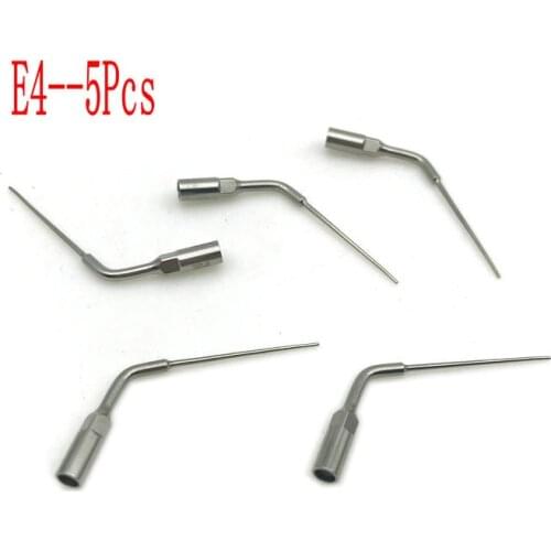 5pcs Dental Endo Scaling Tip E4 For EMS/WOODPECKER Ultrasonic Scaler Handpiece