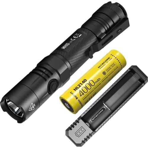 NITECORE MH10 V2 Dual Fuel EDC Flashlight USB-C Rechargeable max 1200 Lumen beam distance 202 meter Torch 21700 4000mAh battery