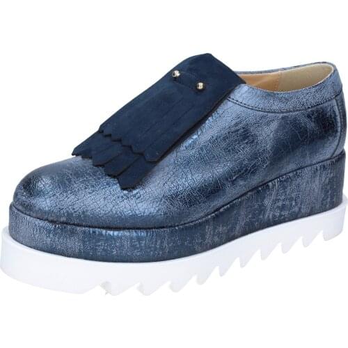 OLGA rubies Slip on woman synthetic leather Blue