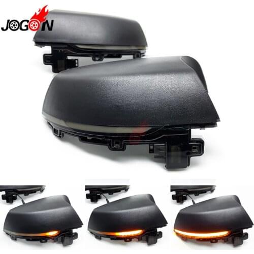 Pair For VW Polo MK5 V 6R 6C 2009-2017 Touran LED Dynamic Turn Signal Light Side Mirror Sequential Blinker Indicator Lamp