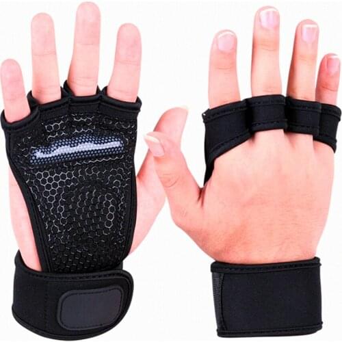 Man And Women Crossfit Gloves Weightlifting Kettlebells Dumbbell Training Non-Slip Fitness Bodybuilding Gym Workout Gloves