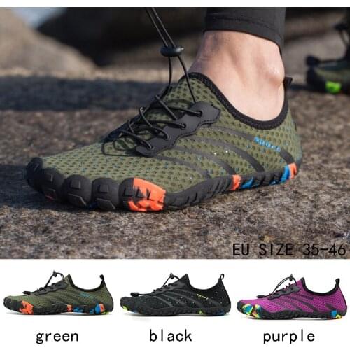 Fashion Shoes Summer Water Shoes Men Breathable Beach Slippers Upstream Shoes Woman Swimming Sandals Diving Socks Masculino