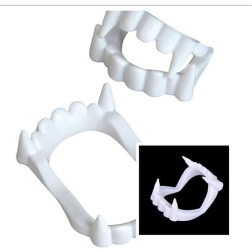 Halloween Decoration Luminous Vampire Fake Teeth Dracula Teeth Halloween Monster Werewolf Zombie Fangs Cosplay Costume Prop
