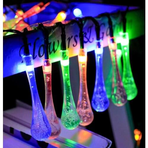 NEW 20/30Led String Light Outdoor Solar Powered String Light Lamp For Garden Path Yard Decor Lamp Waterproof 5/10m WHOLESALE