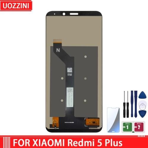 Original For Xiaomi Redmi 5 Plus LCD Display + Frame 10 Touch Screen Redmi5 Plus LCD Digitizer Spare Parts Replacement Repair