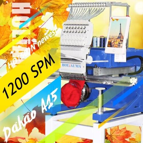 10 Years Service!!!Holiauma High Effciency 1 Head 15 Needles Shirt Garments Flat Embroidery Machine Parts T Ajima Price