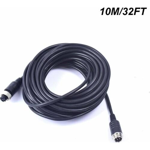 10M/15M 4-Pin Aviation VideoDC Power Cable Extension Cord Adapter Cords Wire Cord for CCTV Surveillance DVR