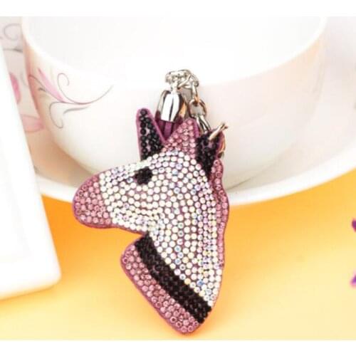 2018 Fashion popular creative cartoon unicorn key chain holiday gifts unisex cute key chain car accessories free shipping