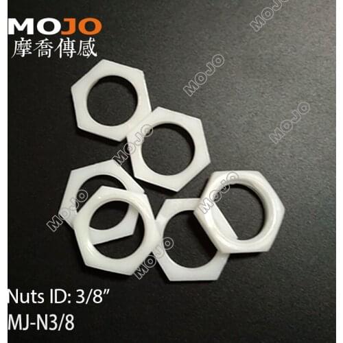 2020 MJ-N3/8(100pcs/Lots) Hexagon Nuts inside diameter: G3/8" PP material Plastic Nuts
