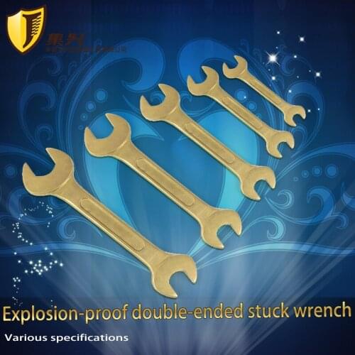 22*24mm-36*41mm, Double Open End Wrench,Non-sparking Explosion proof safety Spanner,Craftsman Tools