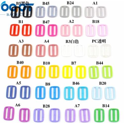 5 pcs/lot 25MM color luggage three gear buckle Japanese word buckle adjustment buckle square buckle luggage accessories