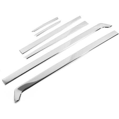 6pcs Body Side Door Moulding Trim Cover Stainless Steel Sticker Protector Fit for Honda CRV -2020 Car Cover