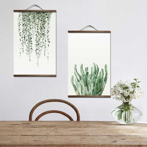 Watercolor posters and Plant Leaves Landscape prints nordic poster Wall Art Canvas Painting Picture for Living Room Home Decor