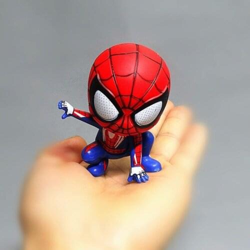 Spider Man Homecoming Childrens Toy Enamel Doll Ornament Cake Car Decoration Cinema Toy Store Decoration