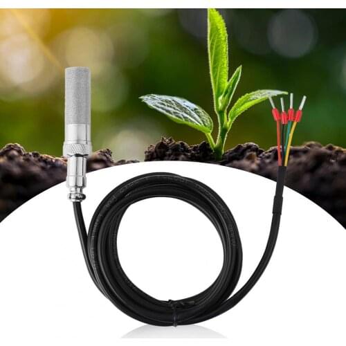 FS200-SHT10 Digital Temperature Humidity Sensor Probe High Reliability Soil Tester Professional Soil Sensor Probe for Greenhouse