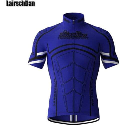 LairschDan Men Bike Cycling Jersey Summer Racing Sport Cycle Wear Team Mountain Bicycle Riding Shirts Short Tops Camisa Ciclismo