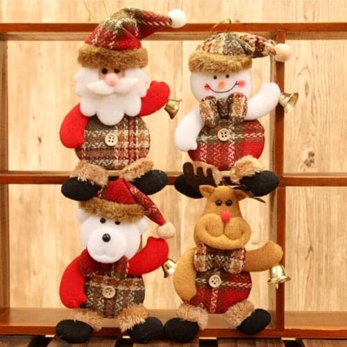 Cartoon Doll Christmas Ornaments Christmas Ornaments Home Santa Claus Gifts Toys Crafts Table Decoration Christmas 2021 New Year