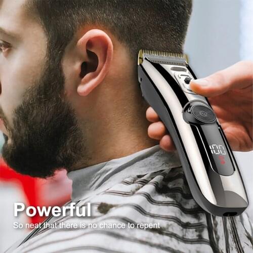 Hair Clipper Professional Ceramic Cutter Head Can Be Washed All Over The Body Power Hair Clippers Charging Hair Clippers