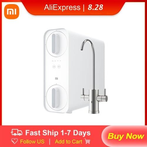 Xiaomi Mijia Water Purifier H400G Double Switch Faucet 2 Filter Element 6 Level Filtration RO Reverse Osmosis OLED Display App