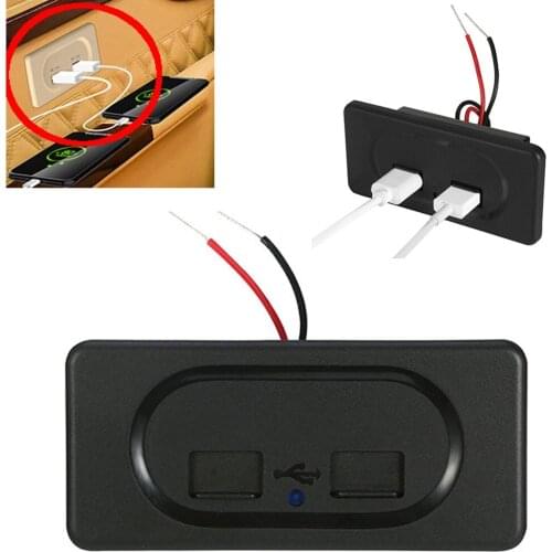 Dual USB Charger Socket 4.8A 3.1A 12v For Motorcycle Auto Truck Atv Boat Car Rv Bus 2.1A 2.4A Power Adapter Outlet Dustproof