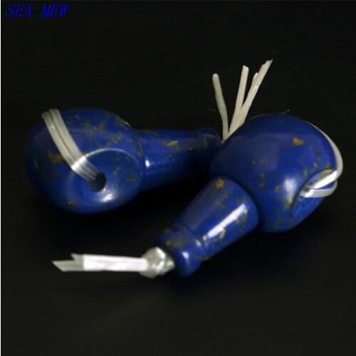 SEA MEW 10/12/14/16/18/20mm Fashion Lapis Lazuli Tee Pagoda Spacer Bead Buddha Bead Loose Beads For Jewelry Making