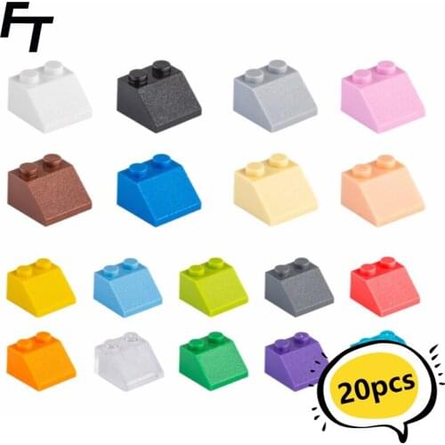 20pcs Small Particle 3039 Slope 45 2x2 DIY Building Blocks Compatible with Creative Gift MOC Blocks Castle Toys