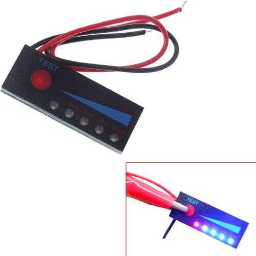 3.7V 2S-4S 18650 Lithium 12V Lead Acid Battery Capacity Indicator Power Tester Dropship