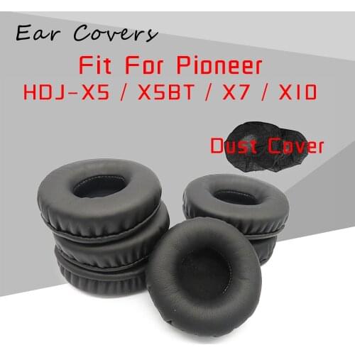 Ear Pads For Pioneer HDJ-X5 HDJ-X5BT HDJ-X7 HDJ-X10 X5 X5BT X7 X10 Headphone Earpads Replacement Headset Sponge Foam