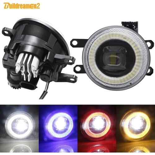 2 X Car Fog Light LED Angel Eye DRL 30W 8000LM 12V For Toyota RAV4 Tacoma 4 Runner Highlander Solara Venza Avalon Urban Cruiser
