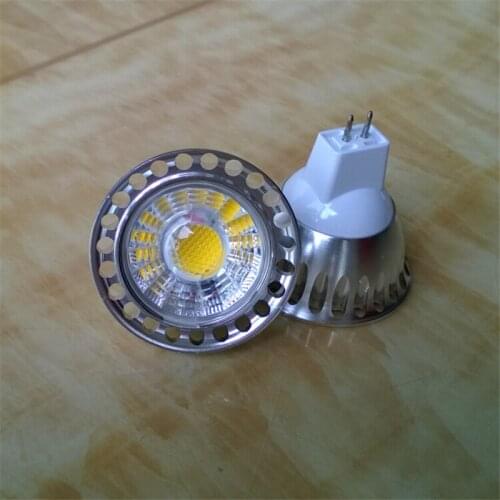 Free shipping Dimmable Led COB Lamp 5W GU10 GU5.3 85-265V MR16 12V Led Light Spotlight led bulb downlight lighting bulbs