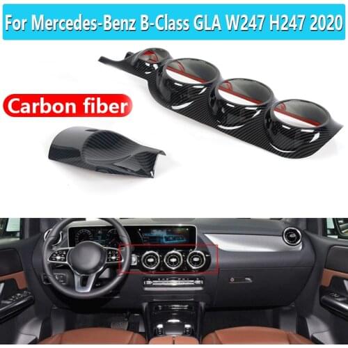 For Mercedes-Benz B-Class GLA W247 H247 2020+ ABS Central Control Air Conditioning Decorative Panel Trim