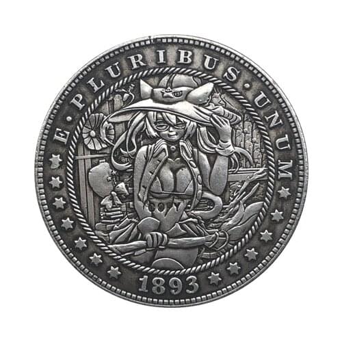 Hobo Nickel 1893-S USA Morgan Dollar COIN COPY Type 147