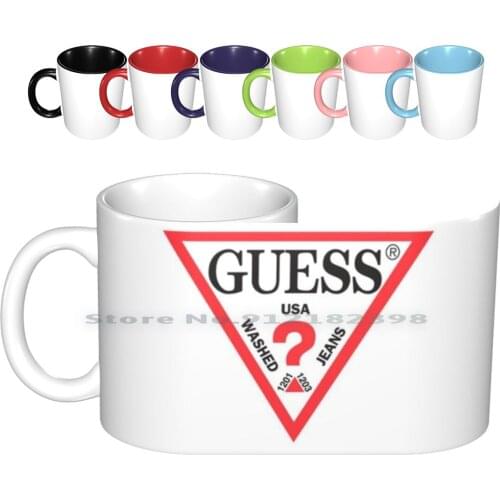 What Logo Ceramic Mugs Coffee Cups Milk Tea Mug Designer Brand Logo Fashion Creative Trending Vintage Gift Bottle Cup