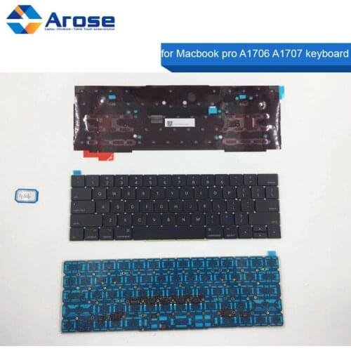 A1706 keyboard A1707 keyboard US UK laptop keyboard for Macbook pro A1706 keyboard backlight A1707 keyboard backllight