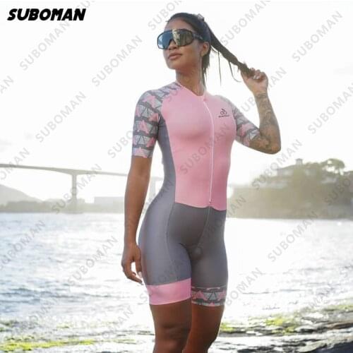 Suboman 2021enduro womens Cycling Jersey One Piece Jumpsuit ciclismo feminino quick-drying mountain bike jumpsuit maillot suit