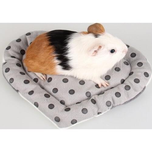 Short Plush Small Animals Sleeping Mat House Cage Nest Guinea Pig Hamster Squirrel Mat Pet Supplies